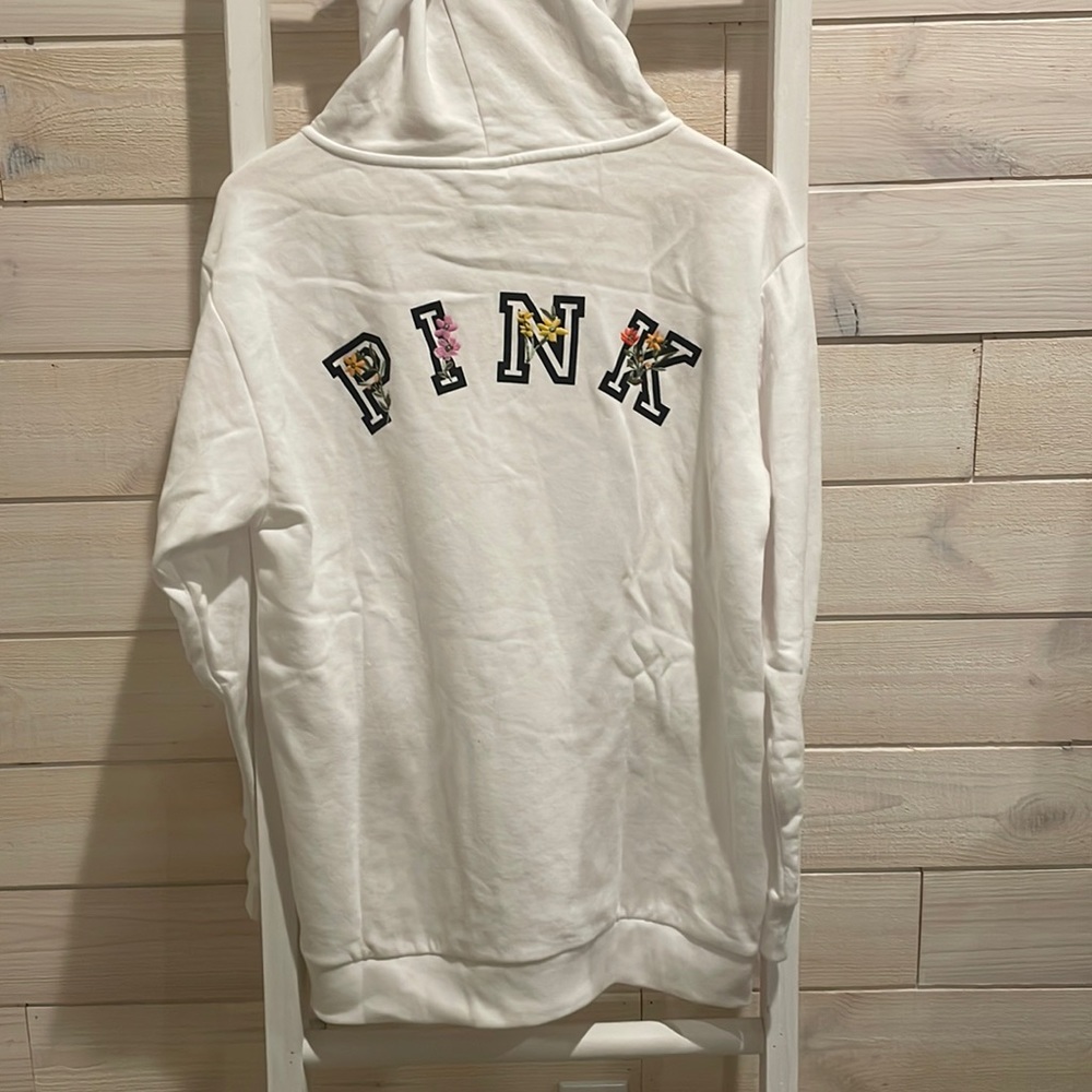 VS PINK oversized full zip hoodie NWT